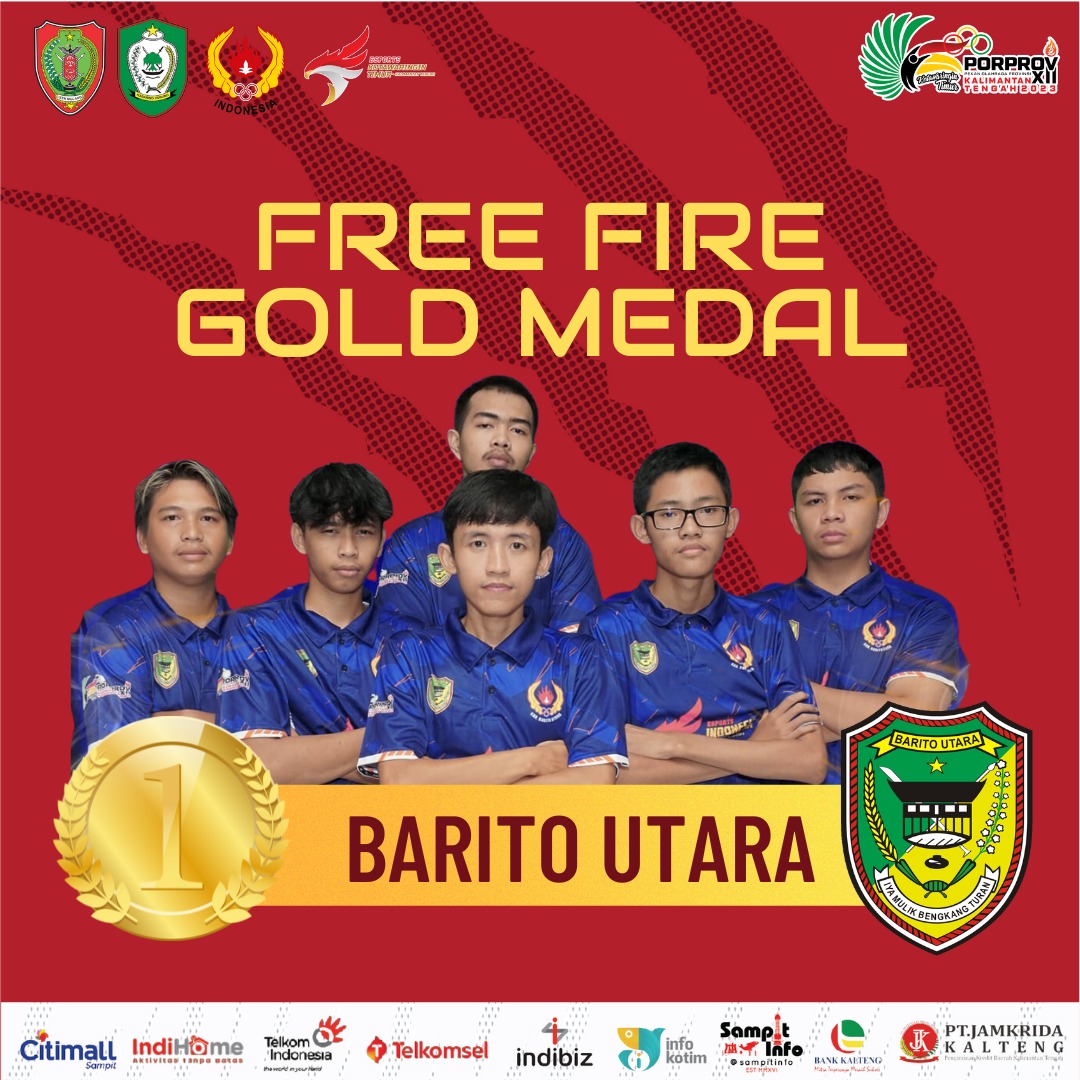 Kontingen Free Fire Barito Utara (FOTO : ESI KALTENG)