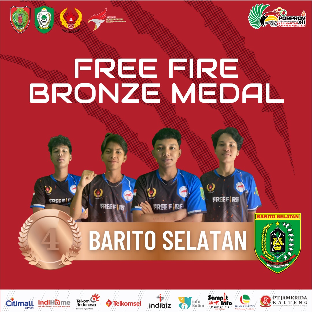 Kontingen Free Fire Barito Selatan (FOTO : ESI KALTENG)