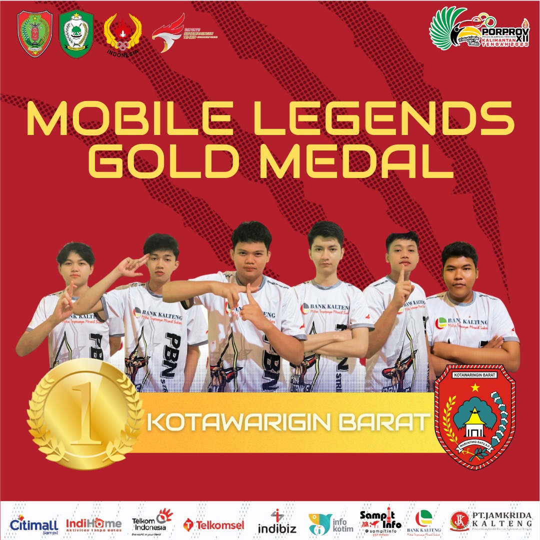 Kontingen Mobile Legend Kotawaringin Barat (FOTO : ESI KALTENG)