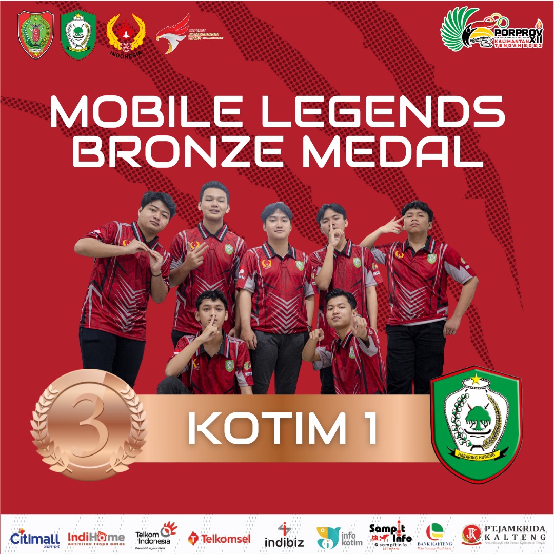 Kontingen Mobile Legend Kotawaringin TImur 1 (FOTO : ESI KALTENG)